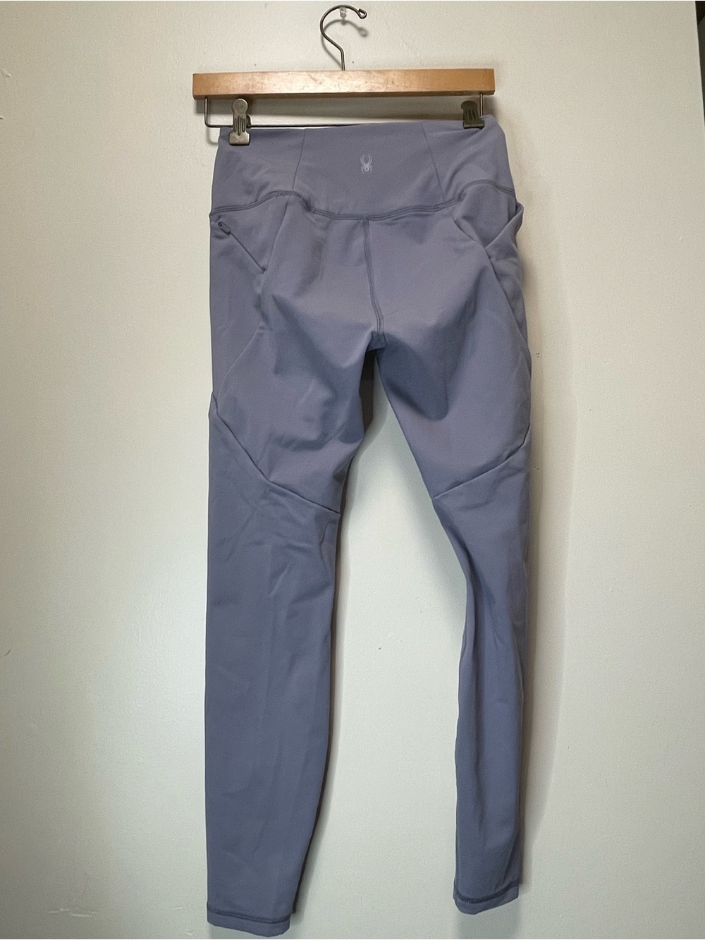 Spyder Active High-Rise Leggings with Side Pockets - Dusty Purple - Size Small